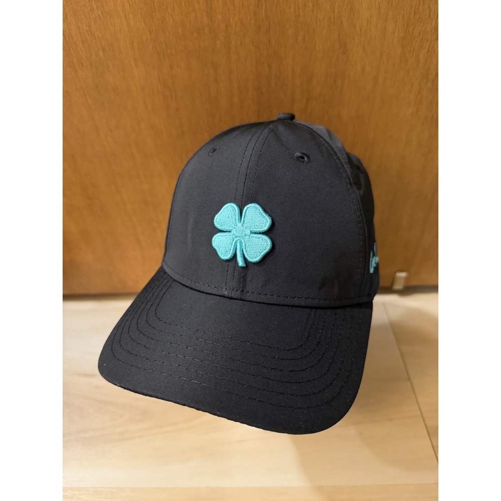 Black Clover Live Lucky Ladies Black Adjustable Ponytail Hat Embroidered Logos